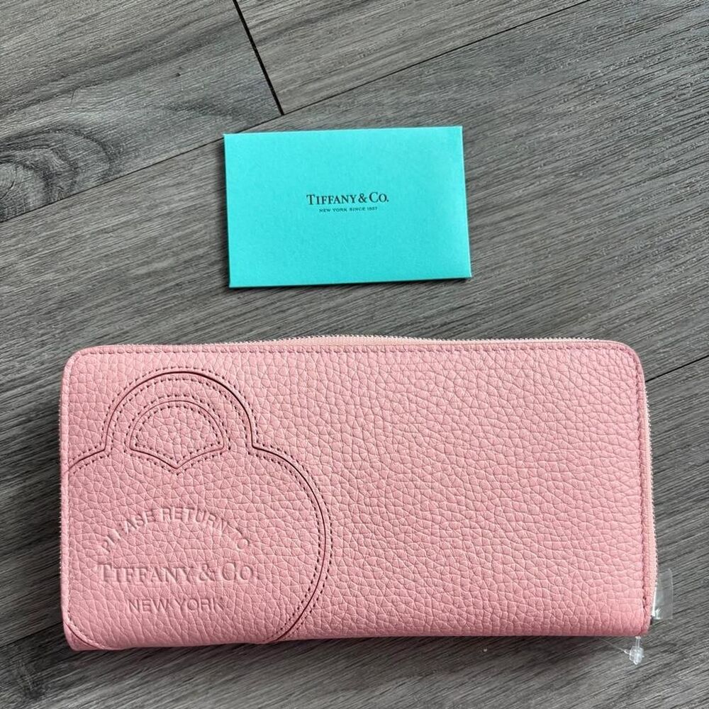 Tiffany-co Women's Pink and Orange Wallet-purses